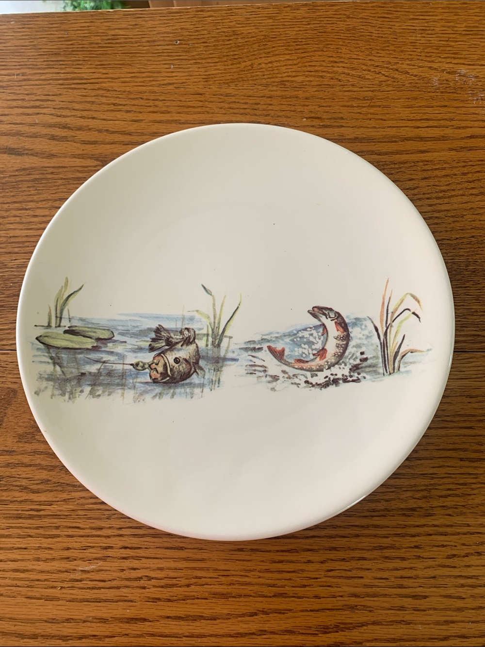 Holland Mold Vintage  Fish Motif Ceramic Plate